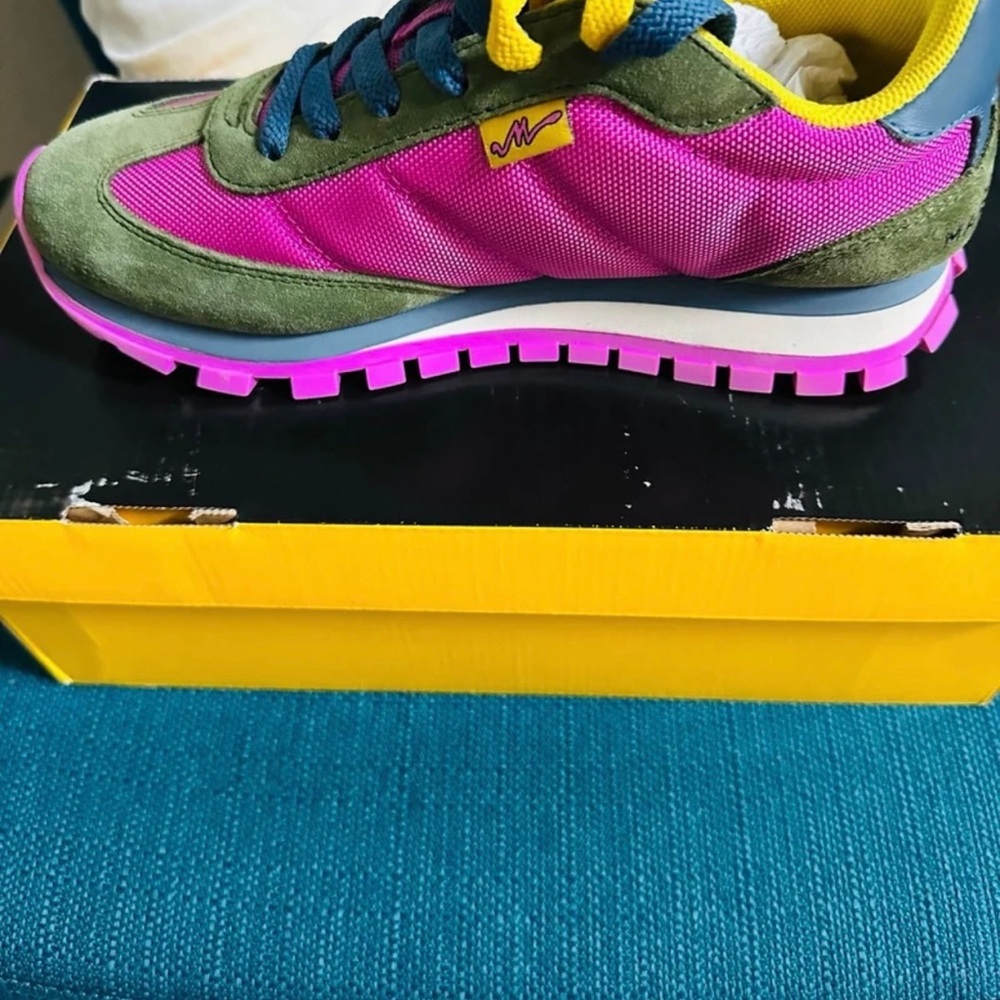 Quechua Pink and Green Sneakers